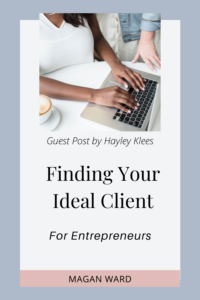 finding your ideal client pin image