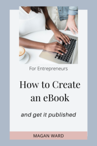 create an eBook pin image