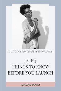 Renée Serrant-Layne launch strategy pin image